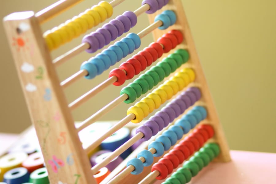 Melissa & Doug Abacus Classic Wooden Toy